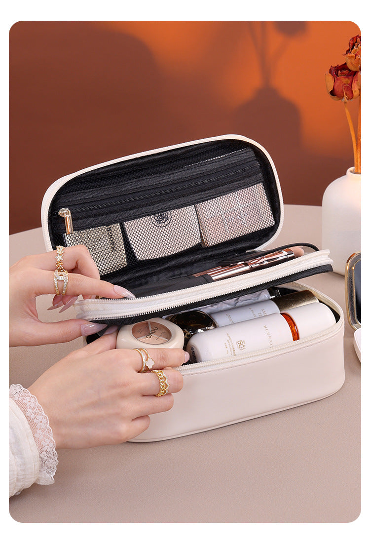Water Resistant Portable Travel Cosmetic Organizer Case