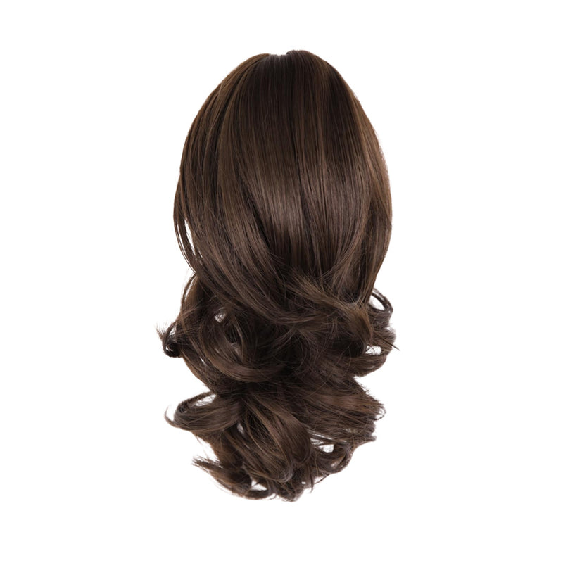 14 inch - wavy claw clip ponytail wig