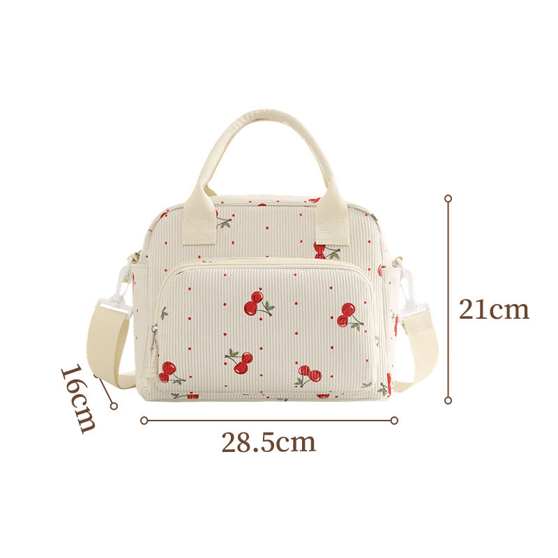 Lunch Bag Leopard Print Waterproof Eco-friendly Fashionable Cooler Bag