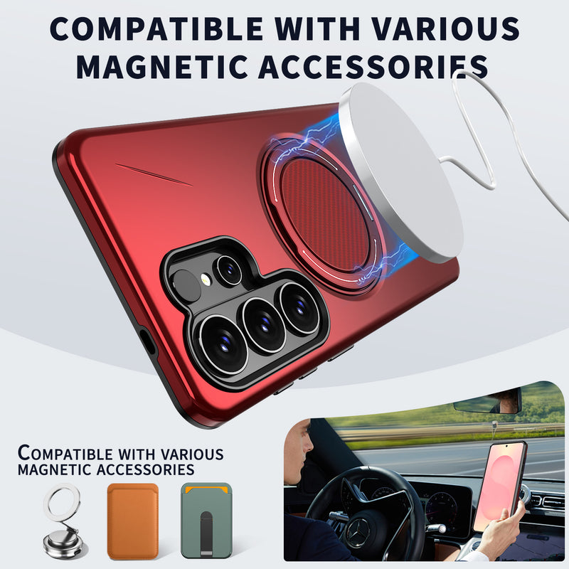 Samsung Galaxy S25 Ultra Plus Phone Case With S25 Edge Fe Super Magnetic TPU Anti Drop And Shockproof Protective Cover