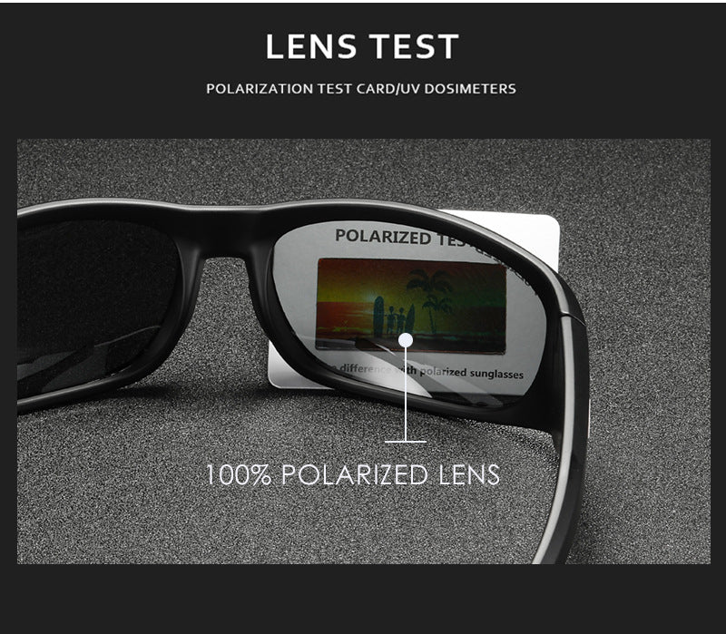 Polarized Sunglasses for Men Women, UV400 Protection Sports Sunglasses, Wrap Around Fishing Driving Cycling Sunglasses