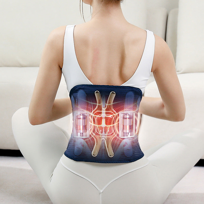Belt protector, warm massager, vibrating hot compress, waist pain, warm waist massager, heated waist support, belt protector
