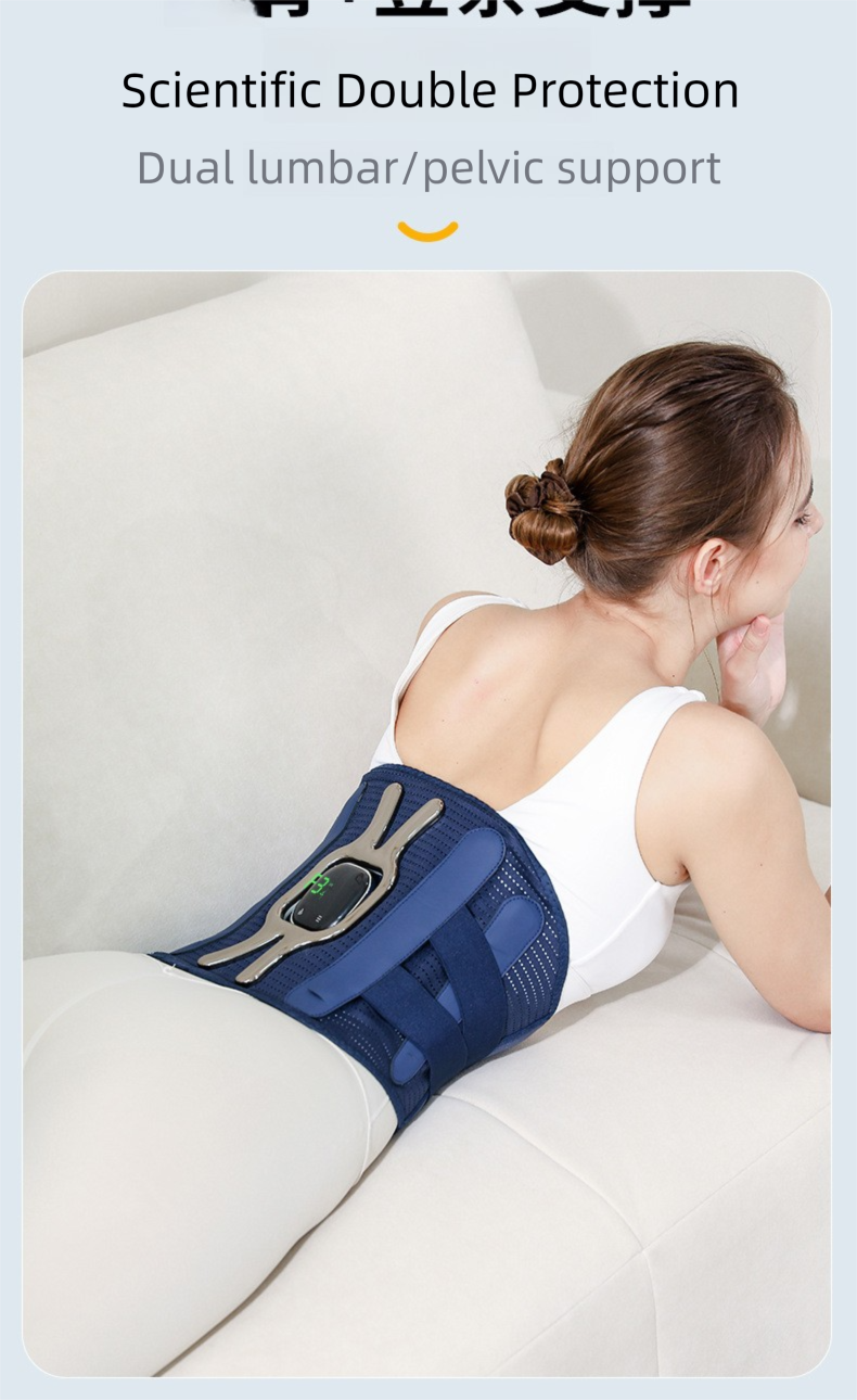 Belt protector, warm massager, vibrating hot compress, waist pain, warm waist massager, heated waist support, belt protector