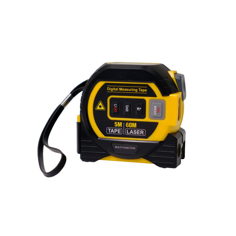 3-in-1 Laser Rangefinder 40M Laser Distance Meter 5M Digital Tape Measure with Cross Line Laser, High Precision Measuring Tool for Construction