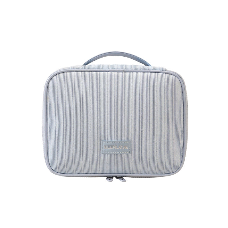Spacious Makeup Brush Organizer Pouch Multi Functional Travel Toiletry Bag Girls Daily Use Essential Cosmetic Bag