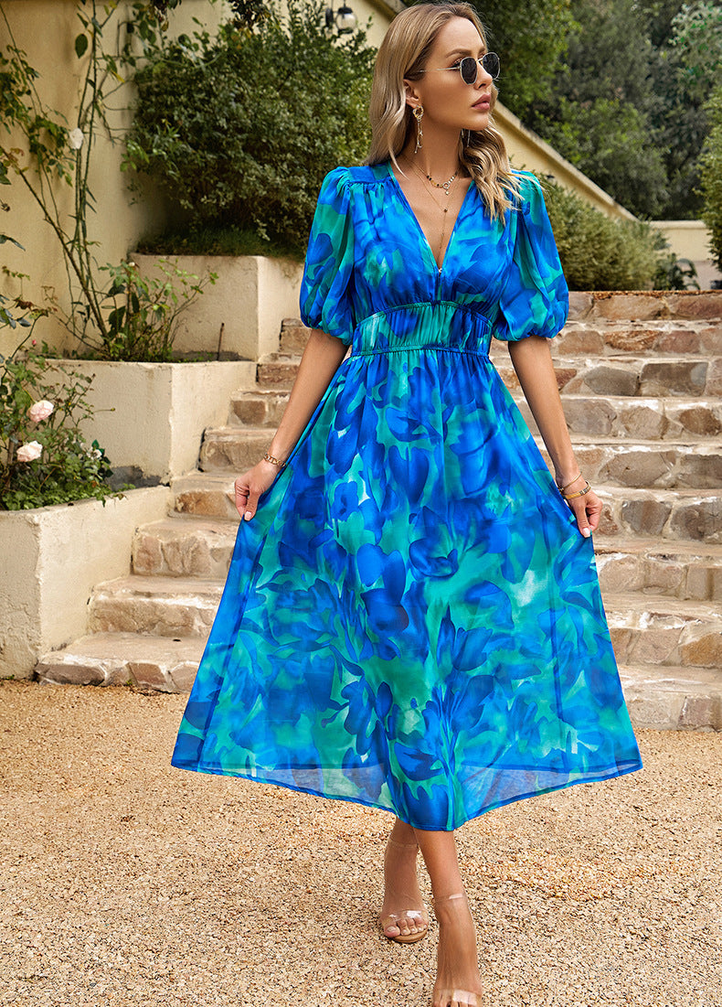 Fashionable Woman summer dress