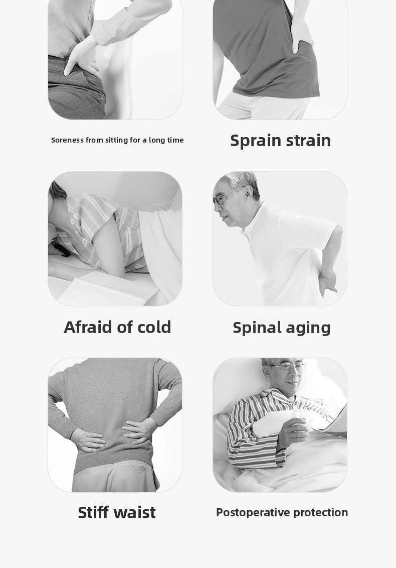 Belt protector, warm massager, vibrating hot compress, waist pain, warm waist massager, heated waist support, belt protector