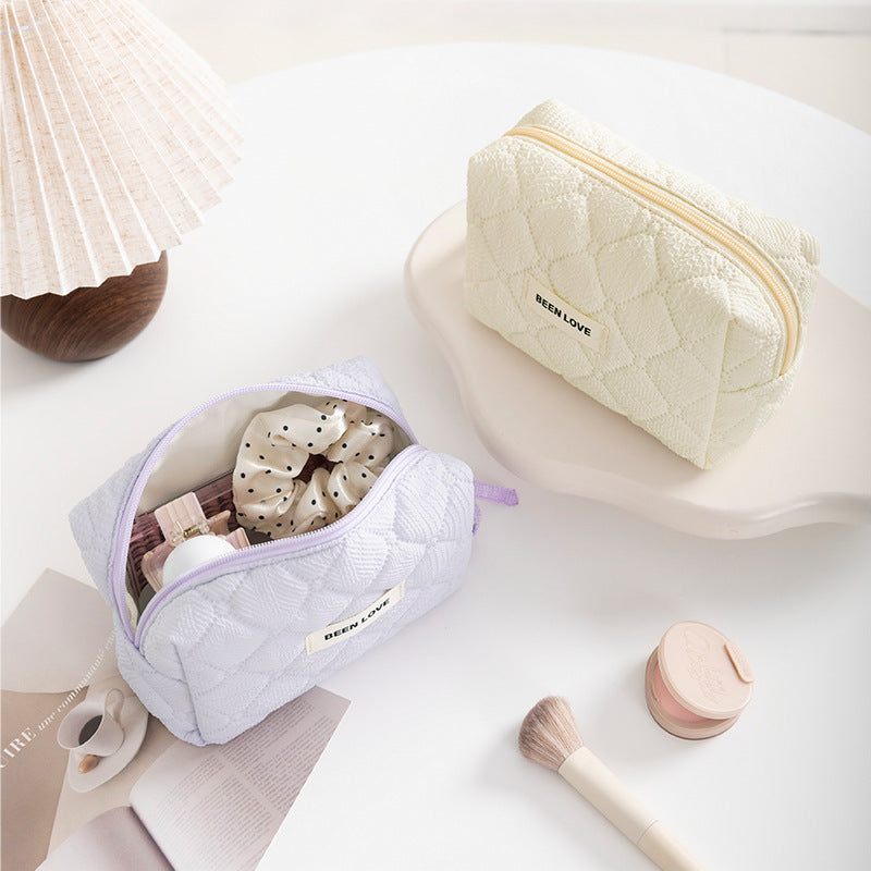 Luxury Travel Cosmetic Pouch Portable Storage Toiletries Bag