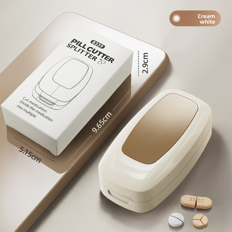 Multi functional medicine cutter, 1/4/2/3 medicine cutter, tablet and pill divider, portable dispensing box