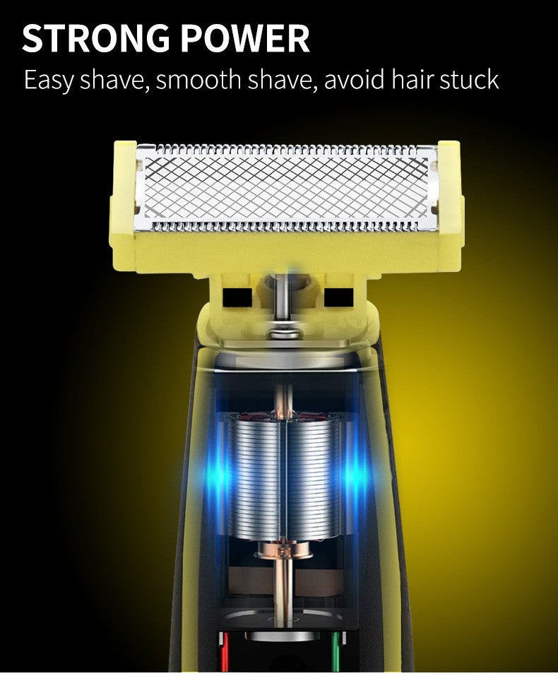 Body Groomer for Men, Waterproof Electric Shaver Trimmer for Body, Face, Pubic