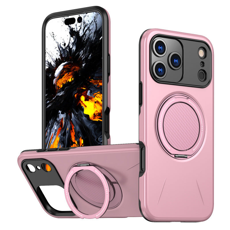 iPhone Case Rotating Bracket Magnetic Suction iPhone 15 Pro Anti Drop Protective Case