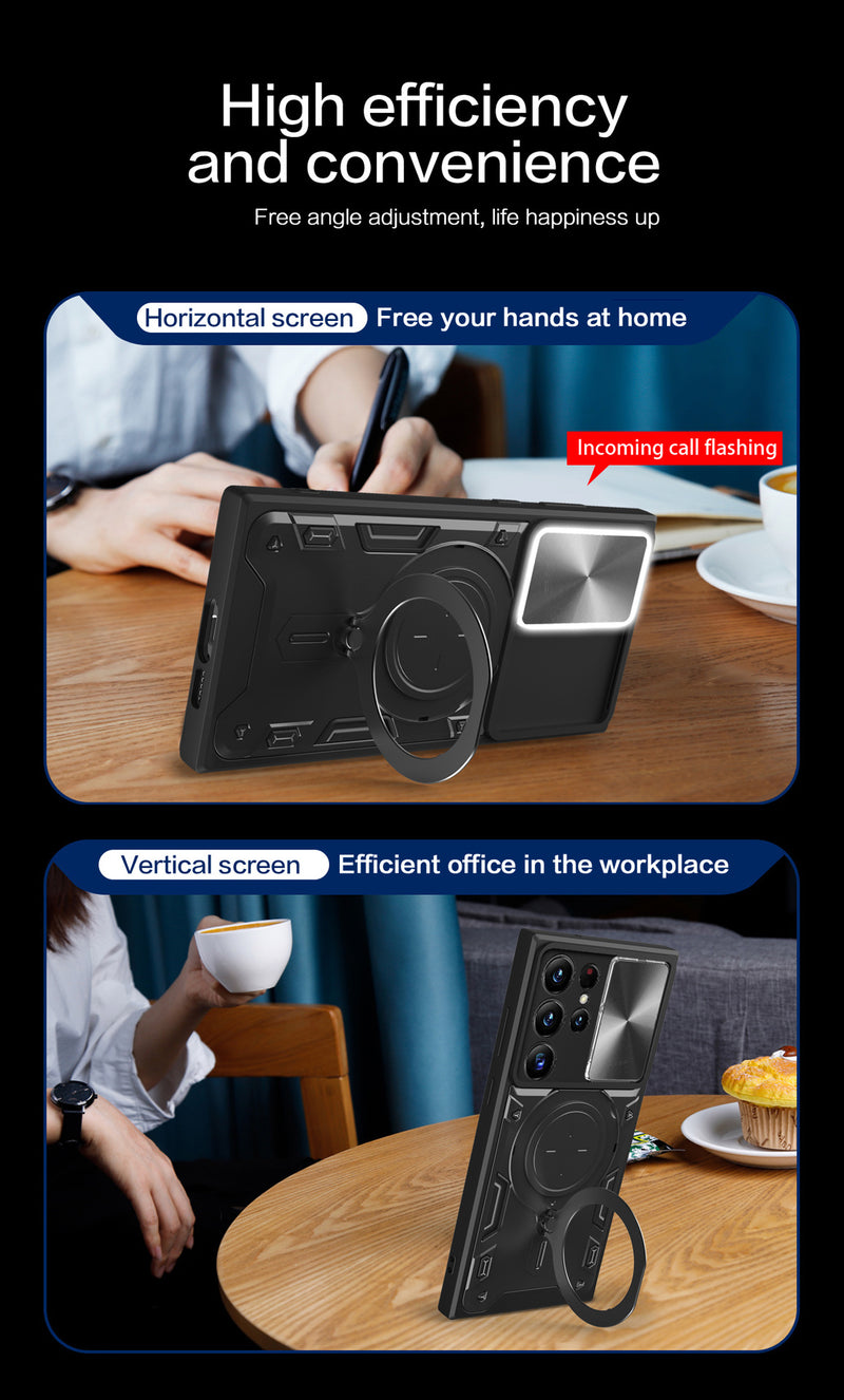 Hot selling Samsung Galaxy S26 Ultra Phone Case S25 Ultra Magnetic Bracket Anti Drop And Shockproof Protective Cover