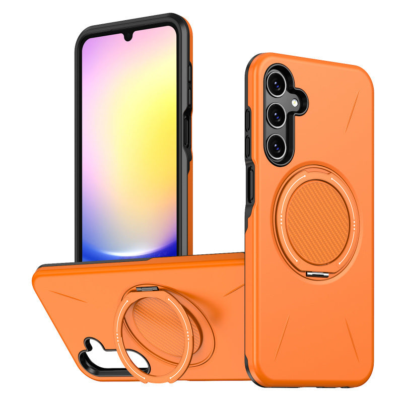 Samsung Galaxy S26 Plus Phone Case Rotating Bracket Magnetic Suction S25 Plus Anti Drop Protective Cover