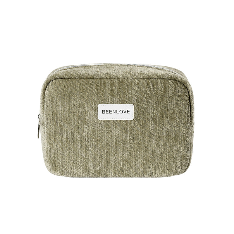 New Style Modern Zipper Clutch Cosmetic Toiletries Bag