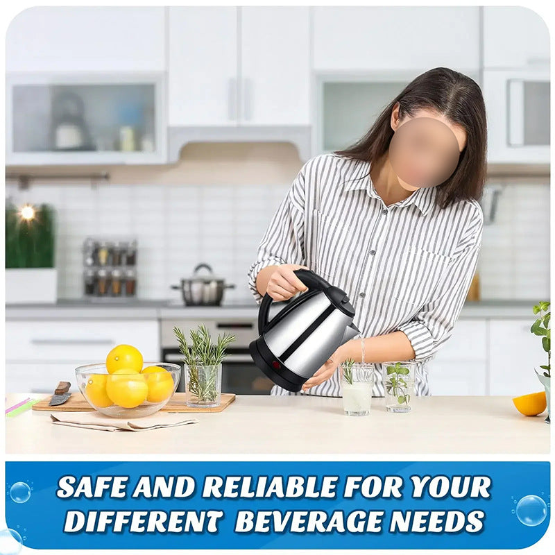 Electric Kettle Stainless Steel Fast Boiling Water Boiler with Auto Shut-Off