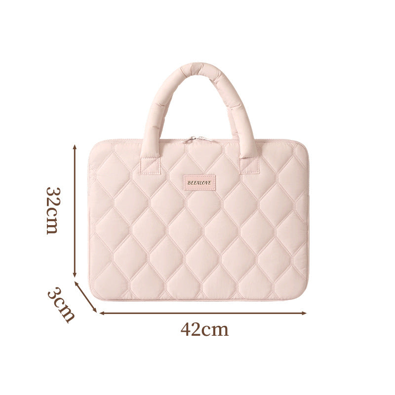New Lightweight Puffy Laptop Briefcase MKW4361