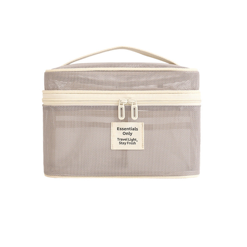 Durable Mesh Zipper Storage Bag for Cosmetic and Travel Portable Multi-functional for Bag