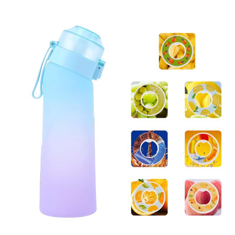 Fruit flavor, creative straw, playful water cup, heat-resistant fragrance cup 650ml