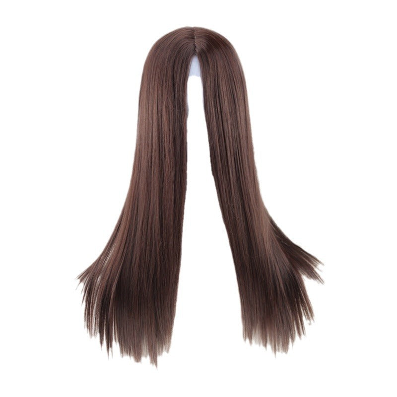 Straight Wig for Woman, 220g Synthetic Cosplay Wig - 70cm Long