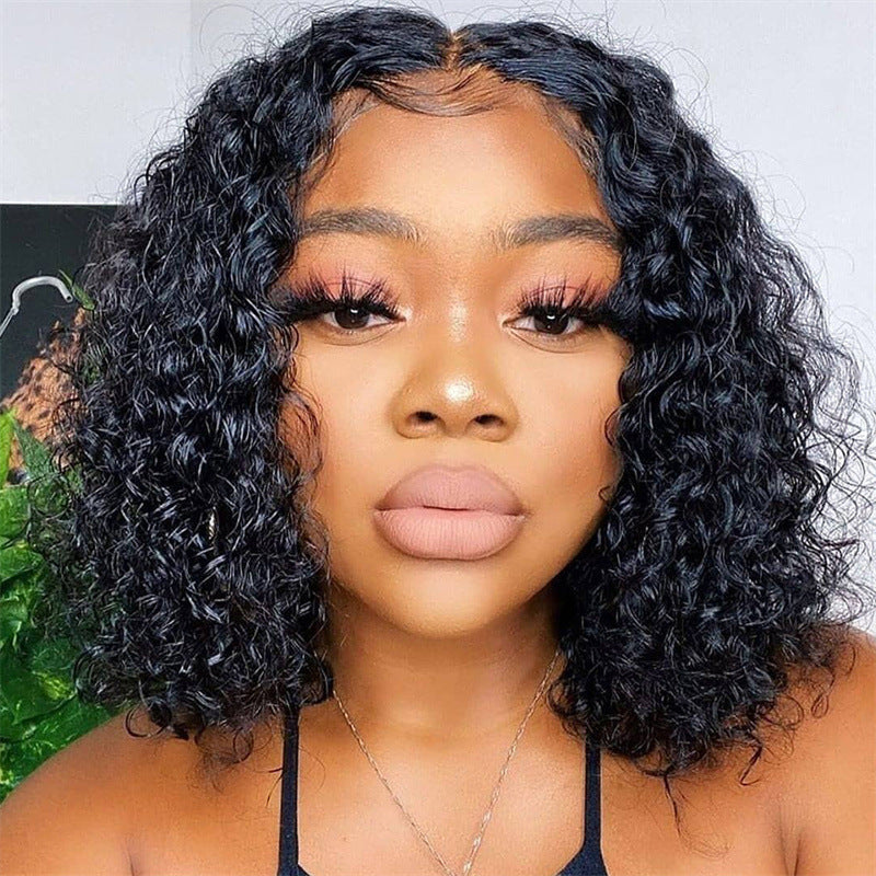 African-style Curly Afro Wig, Voluminous Synthetic Hairpiece