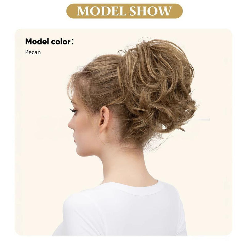 8 inch - wavy claw clip ponytail wig