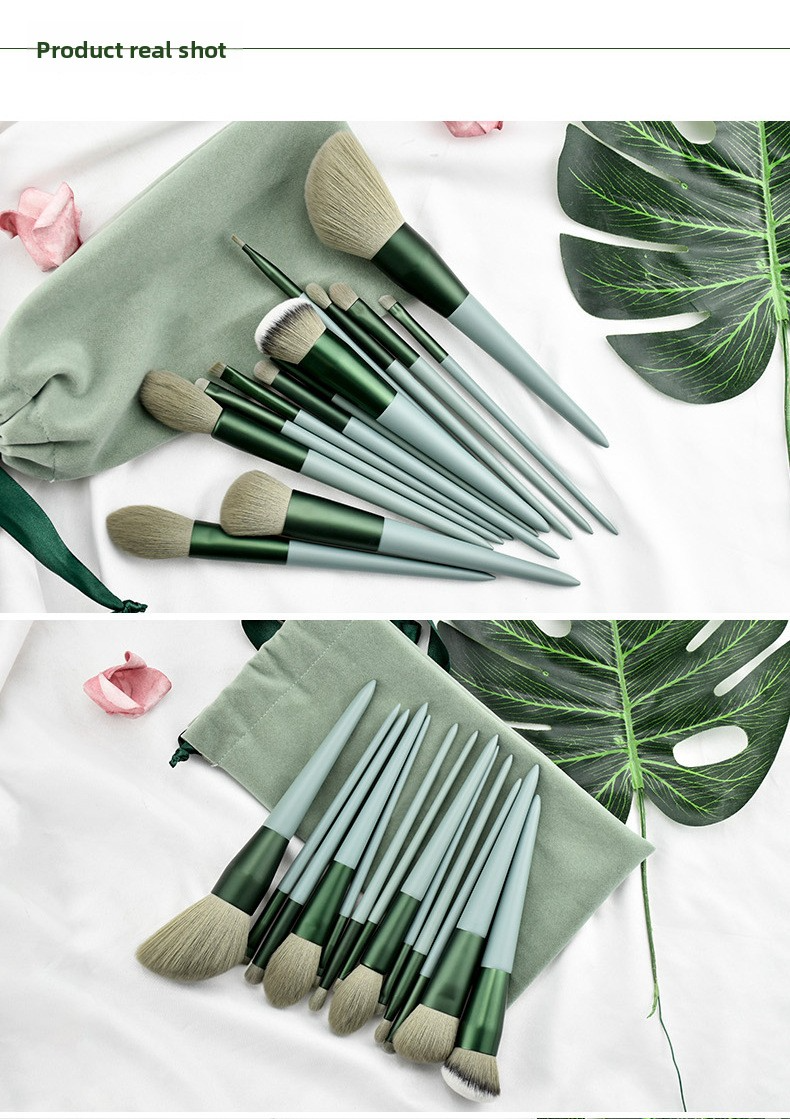 Makeup Brush Set Soft Hair eye shadow Brush Powder Brush powder blusher Brush concealer Brush Portable Makeup Brush Bag