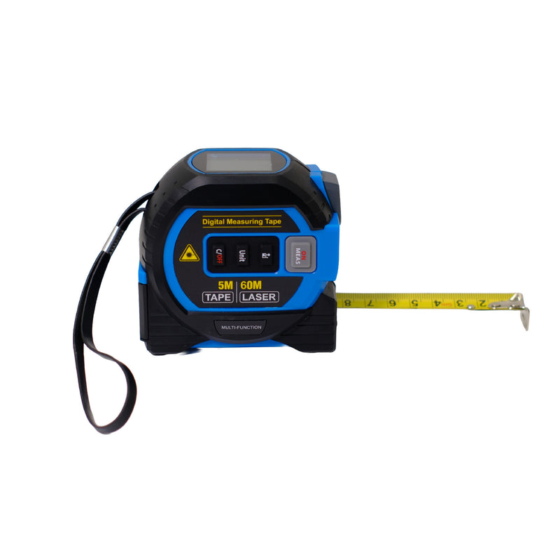3-in-1 Laser Rangefinder 40M Laser Distance Meter 5M Digital Tape Measure with Cross Line Laser, High Precision Measuring Tool for Construction