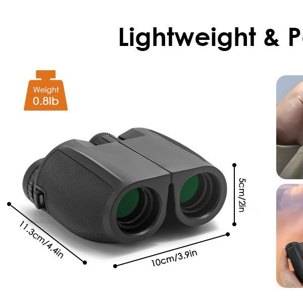 20x25 Compact Binoculars for Adults & Kids, High Power Waterproof Pocket Binoculars for Bird Watching, Hunting, Hiking, Travel