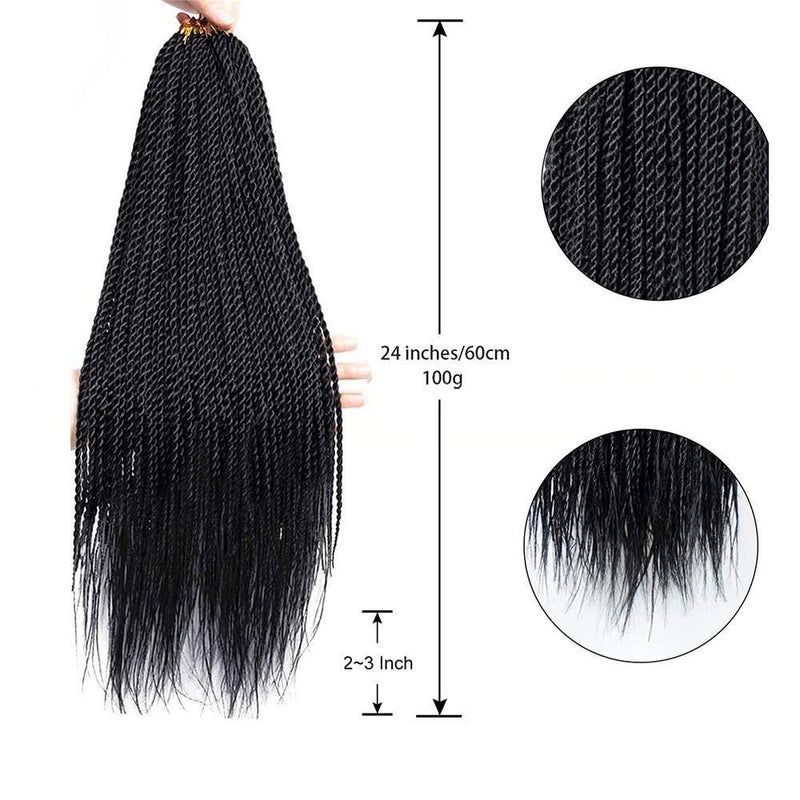 Wave shaped synthetic heat-resistant wig with bangs, 24 inches