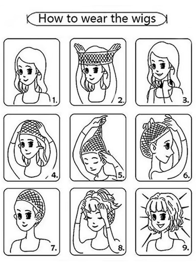 European and American-style Mall Curly Headband with Hair Cover