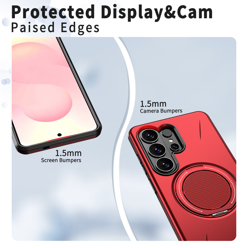 Super Magnetic PC TPU Anti Drop And Shockproof Protective Case For Samsung Galaxy S26 Ultra Plus Phone Holder