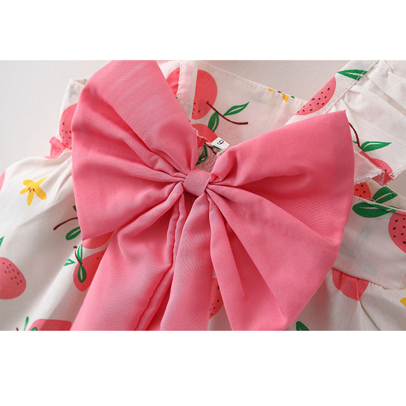 Princess camisole dress, baby cotton dress including Hat