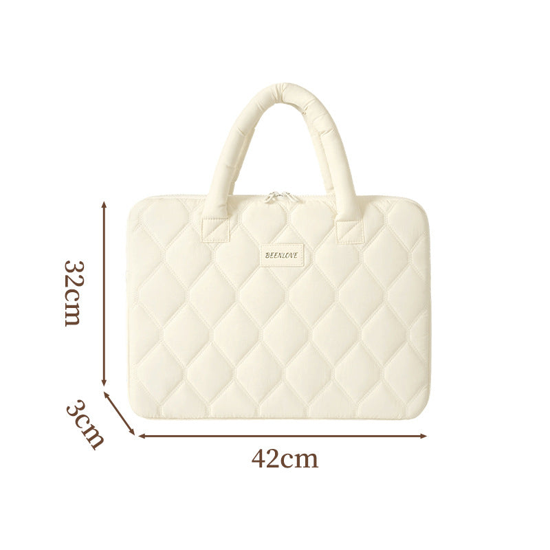 New Lightweight Puffy Laptop Briefcase MKW4361