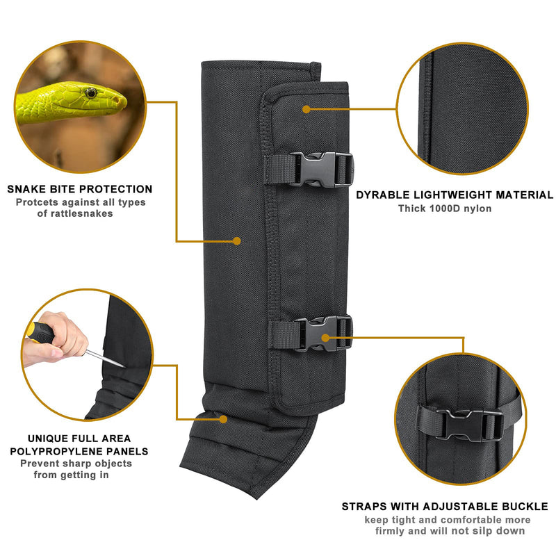 Adjustable snake gaiters & chaps for men and woman