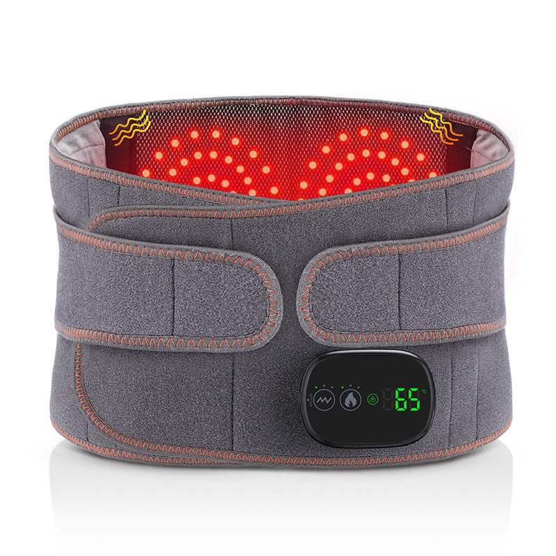 Adjustable Hot Compress Lumbar Massage Belt for Lower Back Pain Relieve