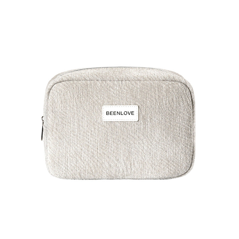 New Style Modern Zipper Clutch Cosmetic Toiletries Bag