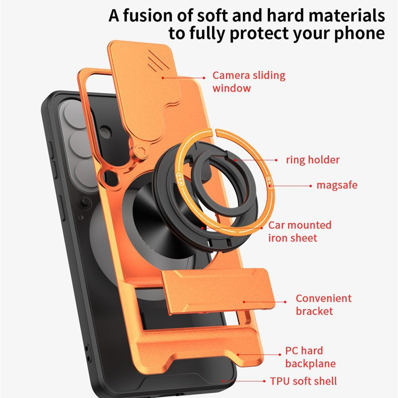 Samsung A36 A16 A15 A06 phone case holder M55 M54 Note 20 Ultra anti drop protective case