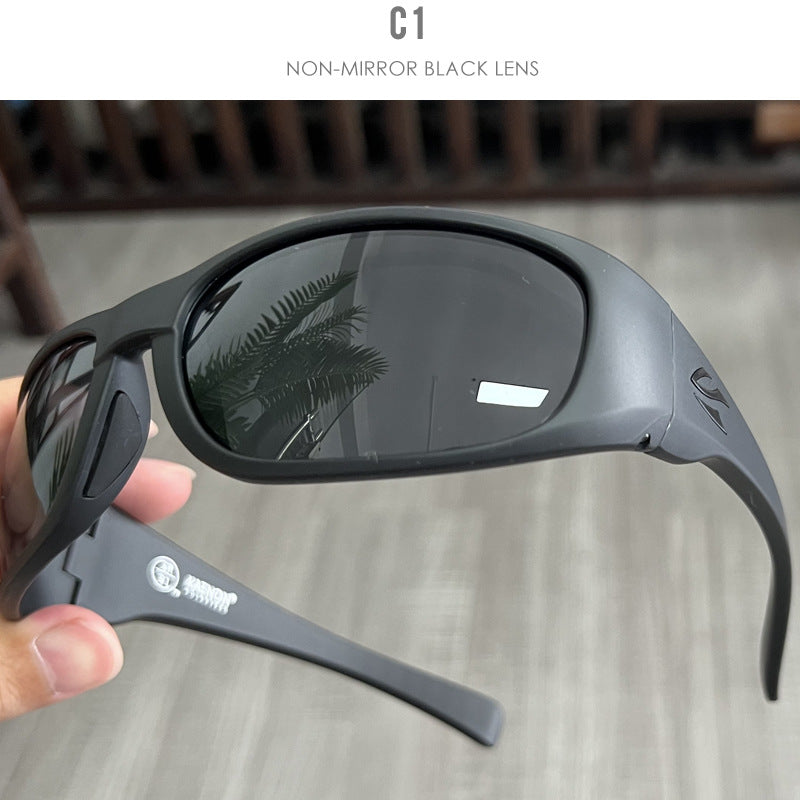Polarized Sunglasses for Men Women, UV400 Protection Sports Sunglasses, Wrap Around Fishing Driving Cycling Sunglasses