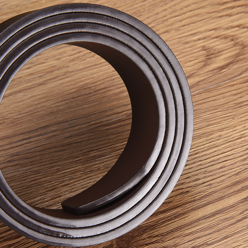 High Quality TPU Men's Belt Waterproof WearResistant Alloy Buckle Belt, Fashion Casual Jeans Belt for Men