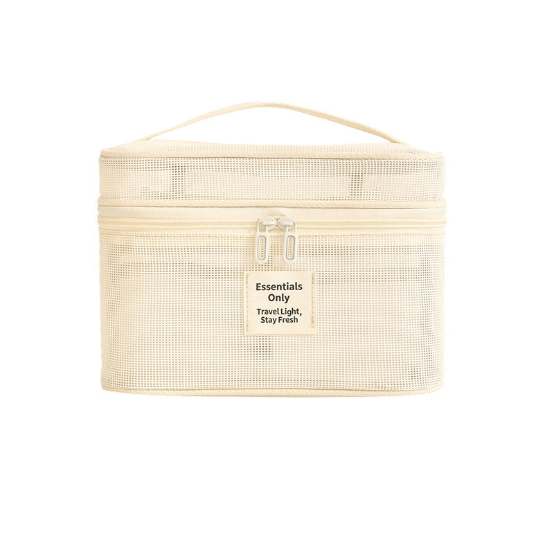 Durable Mesh Zipper Storage Bag for Cosmetic and Travel Portable Multi-functional for Bag