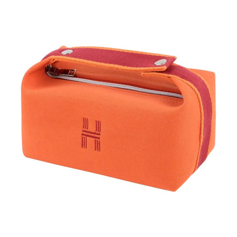 Canvas Cosmetic Cases Makeup Bag Toiletry Wash Bag Beauty Skincare Make up Pouch Bolsa Cosmetiquera