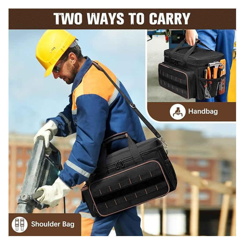 17 Inch Heavy Duty Tool Bag with Multiple Pockets
