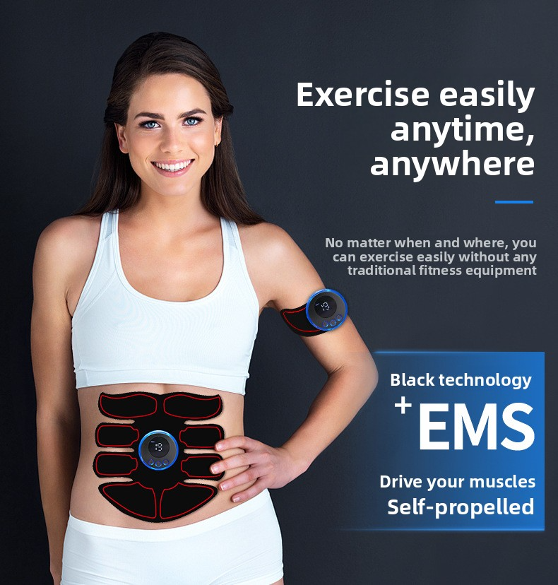 Intelligent remote control abdominal muscle patch home fitness equipment suitable for men and woman