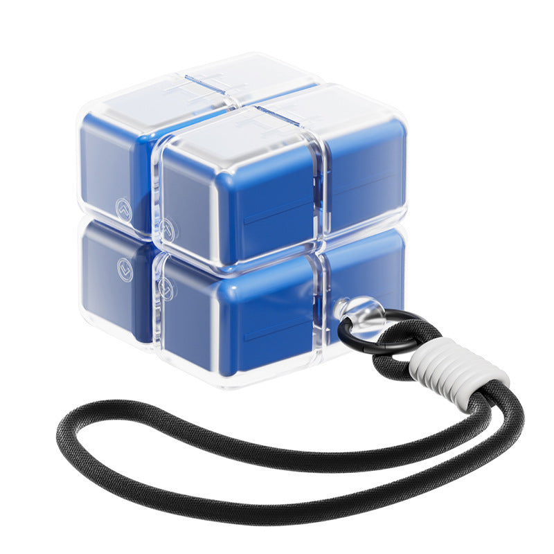 Rubik's Cube Portable Packaging Storage Box, 7-Day Weekly Portable Medication Storage Box