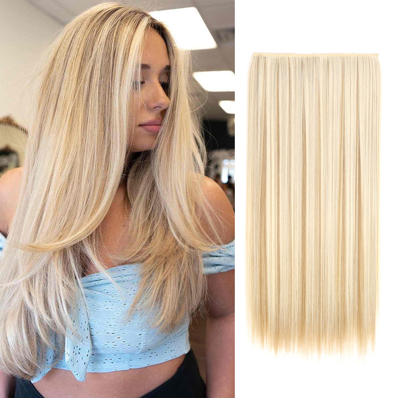 Womans long straight synthetic wig -24 inches/60 centimeters