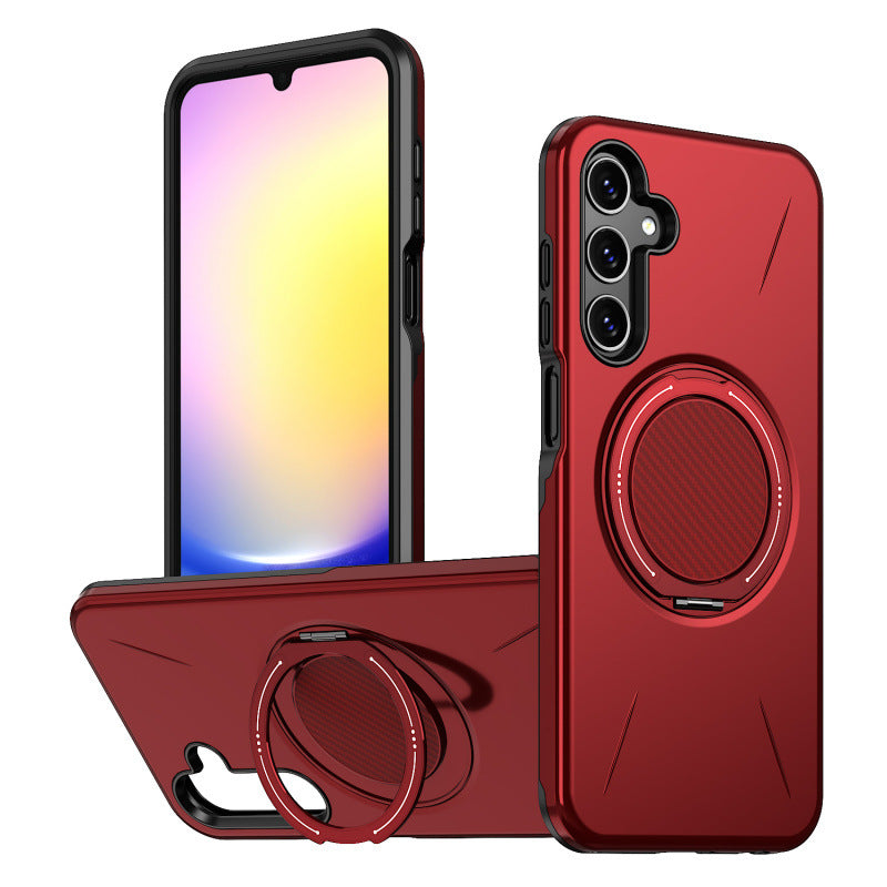 Samsung Galaxy S26 Plus Phone Case Rotating Bracket Magnetic Suction S25 Plus Anti Drop Protective Cover
