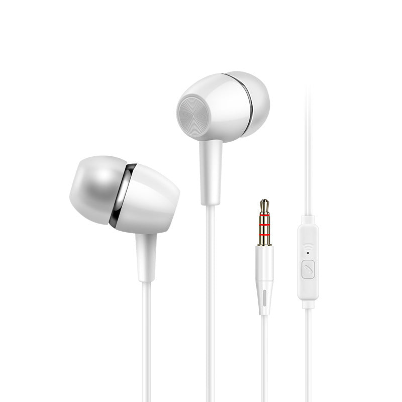 Subwoofer Android smart earbuds with remote control for phone calls and microphone earphones