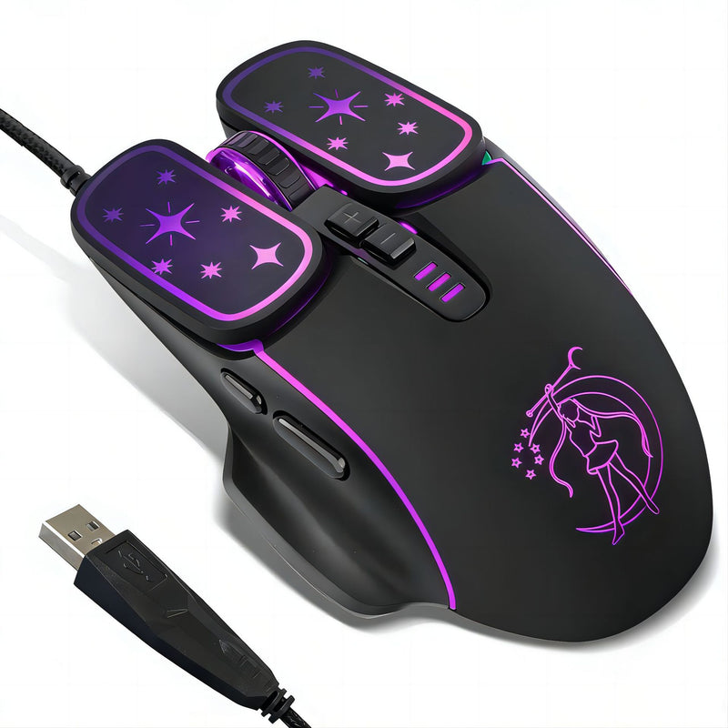 Themed RGB Wired Gaming Mouse