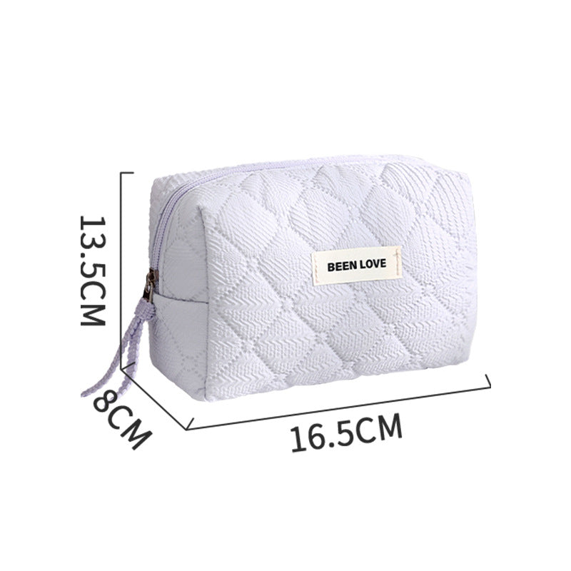 Luxury Travel Cosmetic Pouch Portable Storage Toiletries Bag