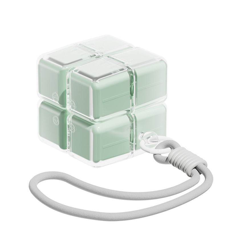 Rubik's Cube Portable Packaging Storage Box, 7-Day Weekly Portable Medication Storage Box
